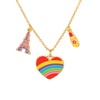 Girl Nation Paris Heart Kolye