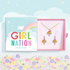 Girl Nation Rainbow Cloud Kolye & Küpe Set