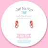 Girl Nation Seahorse Klipsli Küpe