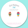 Girl Nation The Perfect Pair  Ice Cream Truck Treats Küpe