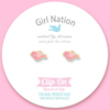 Girl Nation Twinkle Bird Klipsli Küpe