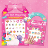 Girl Nation Unicorn Fantasy Tırnak & Küpe Sticker Set