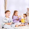 JOY MÜSLİN GÖMLEK - PANTOLON İKİLİ TAKIM - GRİ