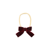 KADİFE KURDELA BEBEK LASTİK - BORDO