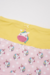 KATIA & BONY 2'Lİ SARI UNICORN KIZ BOXER