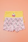 KATIA & BONY 2'Lİ SARI UNICORN KIZ BOXER