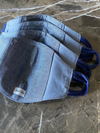 KETEN ÇOCUK MASKE + KETEN KUYRUKLU TOKA + KETEN KULAKLI LASTİK TOKA - DENIM