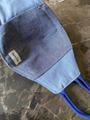 KETEN ÇOCUK MASKE + KETEN KUYRUKLU TOKA + KETEN KULAKLI LASTİK TOKA - DENIM