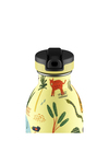 Kids Bottle Jungle Friends Pipetli Paslanmaz Çelik Çocuk Su Matarası 500 Ml