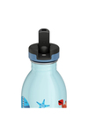Kids Bottle Sea Friends Pipetli Paslanmaz Çelik Çocuk Su Matarası 500 Ml