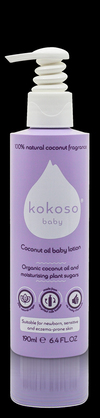 KOKOSO BABY ORGANİK BEBEK LOSYONU (H.Cevizi Yağlı) 190ml