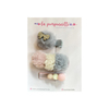 La Pomponette Annie 3'lü Klips Set