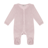 Light Pink Velvet Pembe Kadife Patikli Tulum