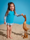 Lo Easywear Purli Uzun Kollu Üst Blue