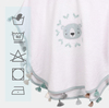 Lou Lou Baby Panço Havlu Teddy Bear Mint