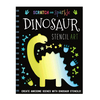 Make Believe Ideas Scratch And Sparkle Dinosaur Stencil Art