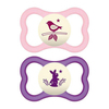 Mam Air Night Gece Parlayan 2'li Emzik Pembe Bird & Bunny 6+ Ay