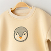 Mama Yoyo Penguen 3D Baskılı Sweatshirt Şardonlu