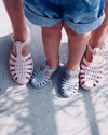 MEDUSE SUN ARGENT PAILLETE SANDALS - ÇOCUK SANDALET ŞEFFAF BEYAZ