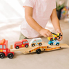 Melissa & Doug Ahşap Acil Yardım Araçları Taşıyıcı Tır