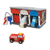 Melissa & Doug Ahşap Kilitli Kurtarma Araçları Garajı