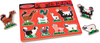 Melissa & Doug Ahşap Sesli Yapboz Çiftlik Hayvanları Kırmızı