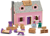 Melissa & Doug Ahşap Taşınabilir Küçük Mobilyalı Ev