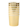 Meri Meri Gold Cups Altın Bardak S