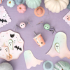 Meri Meri Pastel Halloween Tabaklar (L) (8'li)