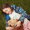 Miela Kids Su Tutmaz Softshell  Desenli Yağmur Ceketi Dark Flower
