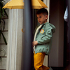 Miela Kids Su Tutmaz Softshell Düz Renk Yağmur Ceketi Mint