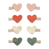 Mimi & Lula Retro Heart Mini 8'li Toka