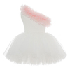 Mini Celebrities Yazlık One Shoulder Pink Ruffle