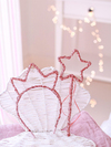 Mini & Kids Doğum Günü Seti Prenses Taç ve Magic Wand Pembe