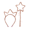 Mini & Kids Doğum Günü Seti Prenses Taç ve Magic Wand Gold 