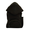 Morikukko Black Basic Black Kapüşonlu Sırt Çantası