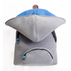 Morikukko Grey Basic Blue Kapüşonlu Sırt Çantası