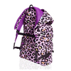 Morikukko Pink Cheetah Kapüşonlu Sırt Çantası