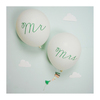 Mr & Mrs Balon Tebrik Kartı