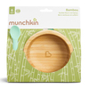 Munchkin Vakumlu Bambu Kase ve Silikon Kaşık Set, 6+ Ay