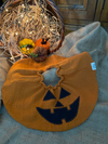 Münü Design Pumpkin Face Halloween Önlük