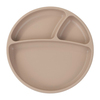 OiOi Vakumlu Bölmeli Tabak Bubble Beige