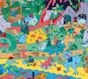Omy Coloring Sticker & Poster Dinos