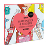 Omy Coloring Sticker & Poster My Body