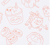 Omy Notebook & Sticker Cupcake