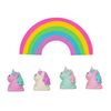 Ooly Unique Unicorn Silgi Seti Çilek Kokulu