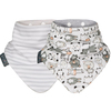 Panda Pals & Grey Stripes NeckerBIB