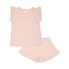PASTEL PEMBE RİBANA PİJAMA TAKIMI