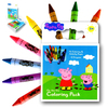 PEPPA PIG BOYAMA KİTABI & 8'Lİ JUMBO BOYA KALEMLERİ
