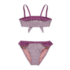 Peralina Elisa Fırfırlı Lila Bikini